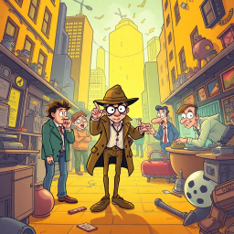 Whose Thief is It Anyway? - Text-based game