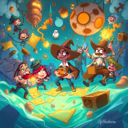 Whose Treasure Is It Anyway? - Text-based game