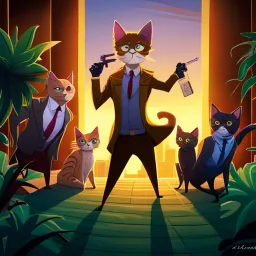 Purrfect Heist - Text-based game