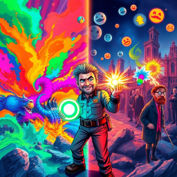 Spectrum Wars: Which Dimension Is It, Anyway? - Text-based game