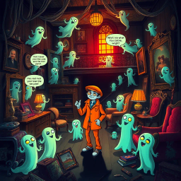 Hello, Whose Ghost Is It Anyway? - Text-based game