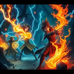 Magic Duel text games
