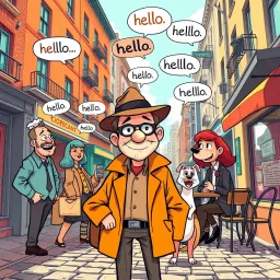 Whose Hellos Are These, Anyway? - Text-based game