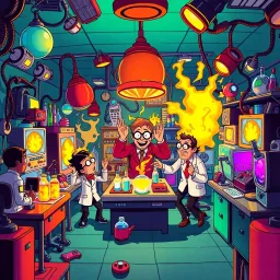 Whose Lab Is It Anyway? - Text-based game