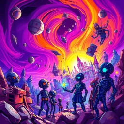 Spectrum Wars: Which Dimension Is It Anyway? - Text-based game