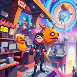 Spectrum Wars: Which Dimension Is It Anyway? - Text-based game