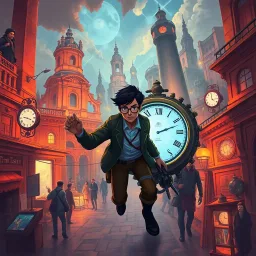 ChronoChase: Whose Time Is It Anyway? - Text-based game