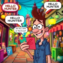 Whose Hello Is It Anyway? - Text-based game