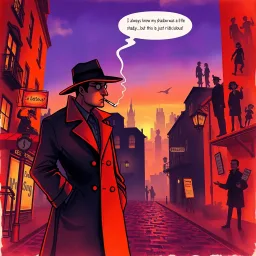 Whose Shadow Is It Anyway? - Text-based game