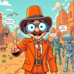 Chrono Chums: Who's Hello Is It Anyway? - Text-based game