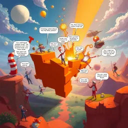 Spectrum Wars: Which Dimension is it Anyway? - Text-based game