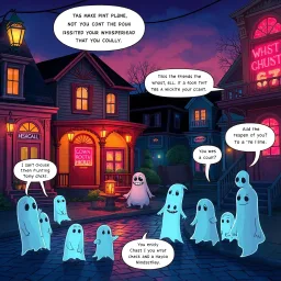 Whose Ghost Is It Anyway? - Text-based game
