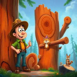 Log Jam: Who's Got the Logs? - Text-based game