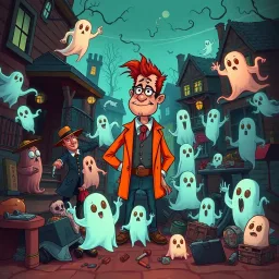 Whose Ghost Is It Anyway? - Text-based game