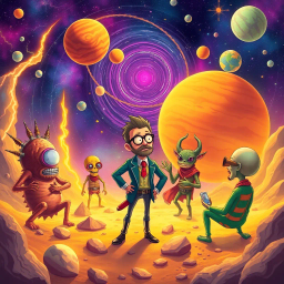 Cosmic Chronicles: Whose Cosmos Is It Anyway? - Text-based game