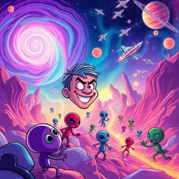 Cosmic Chronicles: Whose Cosmos Is It Anyway? - Text-based game