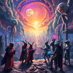 Spectrum Wars: Whose Dimension Is It Anyway? - Text-based game