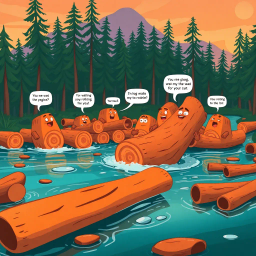 Log Jammin': Whose Logs Are These, Anyway? - Text-based game