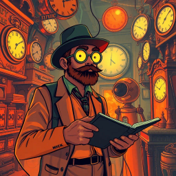 Chrono-Caper: Whose Time is It Anyway? - Text-based game