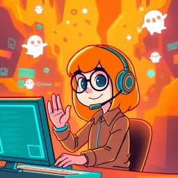Haunted Byte: Who's This? - Text-based game