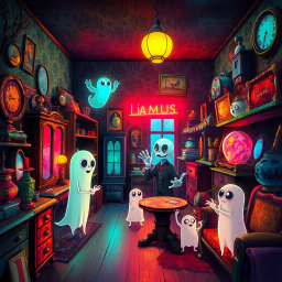 Whose Ghost Is It Anyway? - Text-based game