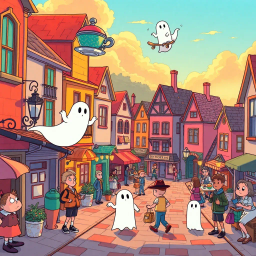 Hello, Whose Ghost is it Anyway? - Text-based game