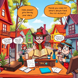 Whose Diary Is It Anyway? - Text-based game