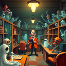 Whose Ghost Is It Anyway? - Text-based game