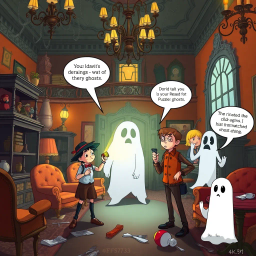 Whose Haunt is This? - Text-based game