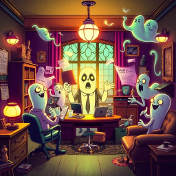 Whose Haunt Is This? - Text-based game