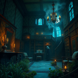 Whose Haunt Is This? - Text-based game