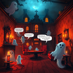 Whose Ghost Is It Anyway? - Text-based game