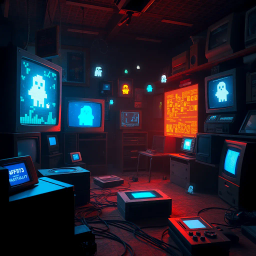 Haunted Byte: Who's This? - Text-based game