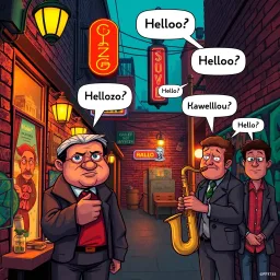 Whose Hellos Are These, Anyway? - Text-based game