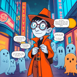 Whose Ghost Is It Anyway? - Text-based game