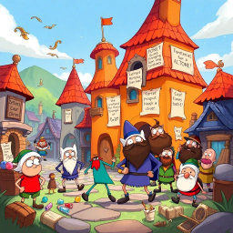 Chronicles of the Clueless: Whose Quest is it Anyway? - Text-based game