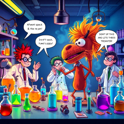 Whose Lab Is It Anyway? - Text-based game