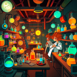 Whose Lab Is It Anyway? - Text-based game