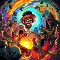 Chronochums: Who's There? - Text-based game