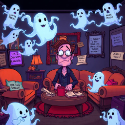 Whose Ghost Is It Anyway? - Text-based game