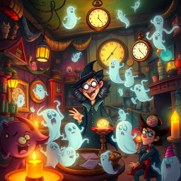 Whose Ghost Is It Anyway? - Text-based game