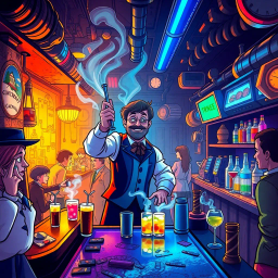 ChronoCocktail: Whose Time Is It Anyway? - Text-based game