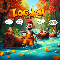 Log Jam: Whose Logs Are These Anyway? - Text-based game