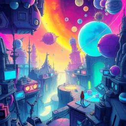 Spectrum Wars: Which Dimension is it Anyway? - Text-based game