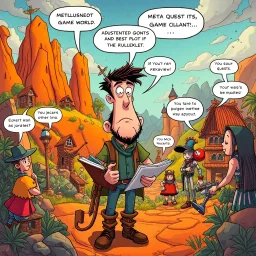 MetaQuest: Whose Adventure Is It Anyway? - Text-based game