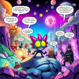 Dimension Dilemma: Spectrum Wars - Text-based game