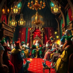 Crown Clash: The Royal Shenanigans - Text-based game