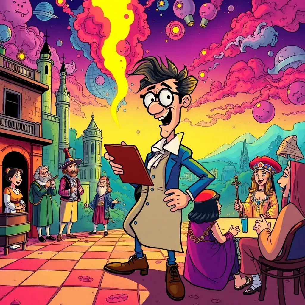 Chronoscript: Whose Story Is It Anyway?