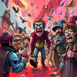 Narrative Chaos: Whose Adventure is it Anyway? - Text-based game