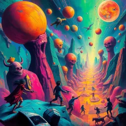 Spectrum Wars: Which Dimension Is It Anyway? - Text-based game